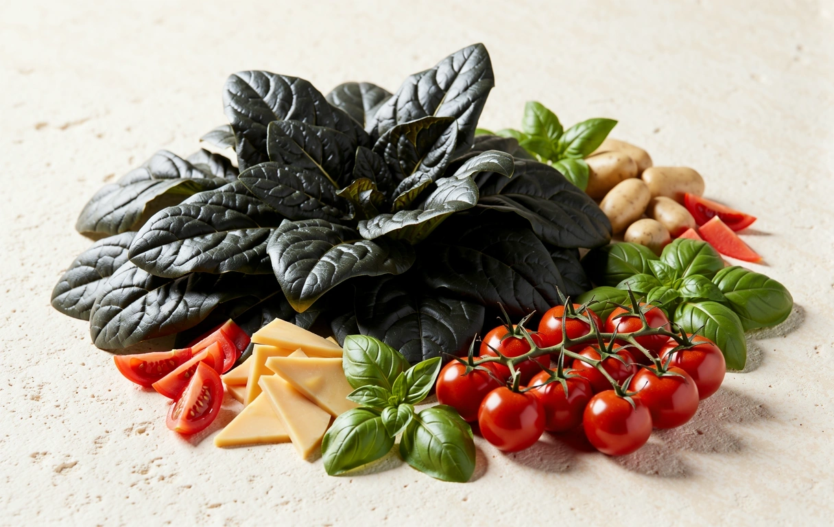 Frische gesunde Zutaten für die Ernährungsberatung